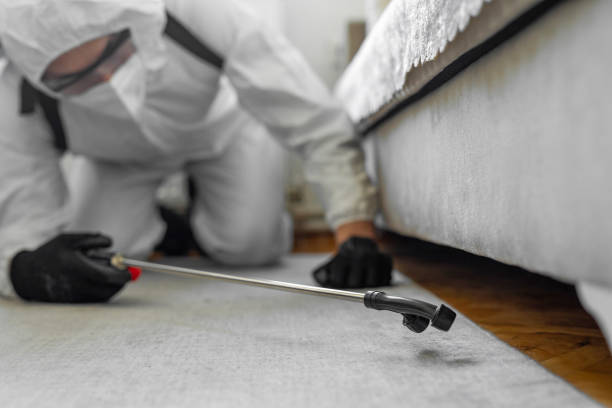 Professional Mosquito Control technician working in Tecumseh, MI